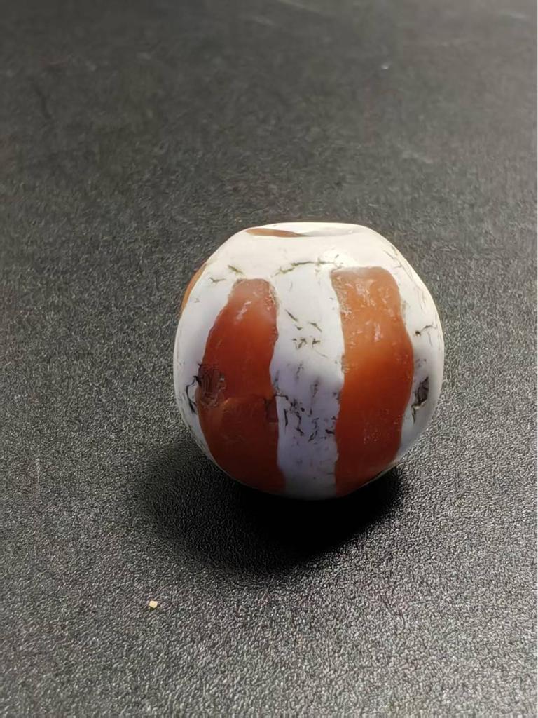 Тибетские натуральные травленые бусины Дзи из агата ручной работы с выветренной патиной, 15 мм для бисероплетения своими руками