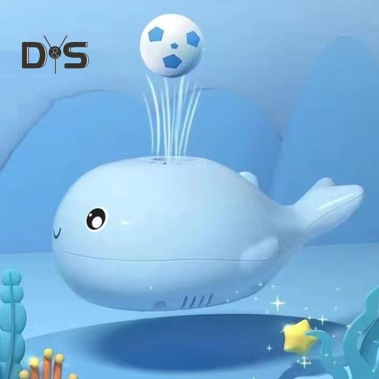 Электрический надувной мяч-кит с 2/4/6 шариками, перезаряжаемый через USB, развивающий подвесной мяч в виде морского животного, интерактивная игрушка для малышей, мальчиков и девочек, подарок