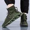 Shoes Men's autumn new men's shoes Teen high-top shoes Blade sneakers Versatile running shoes
