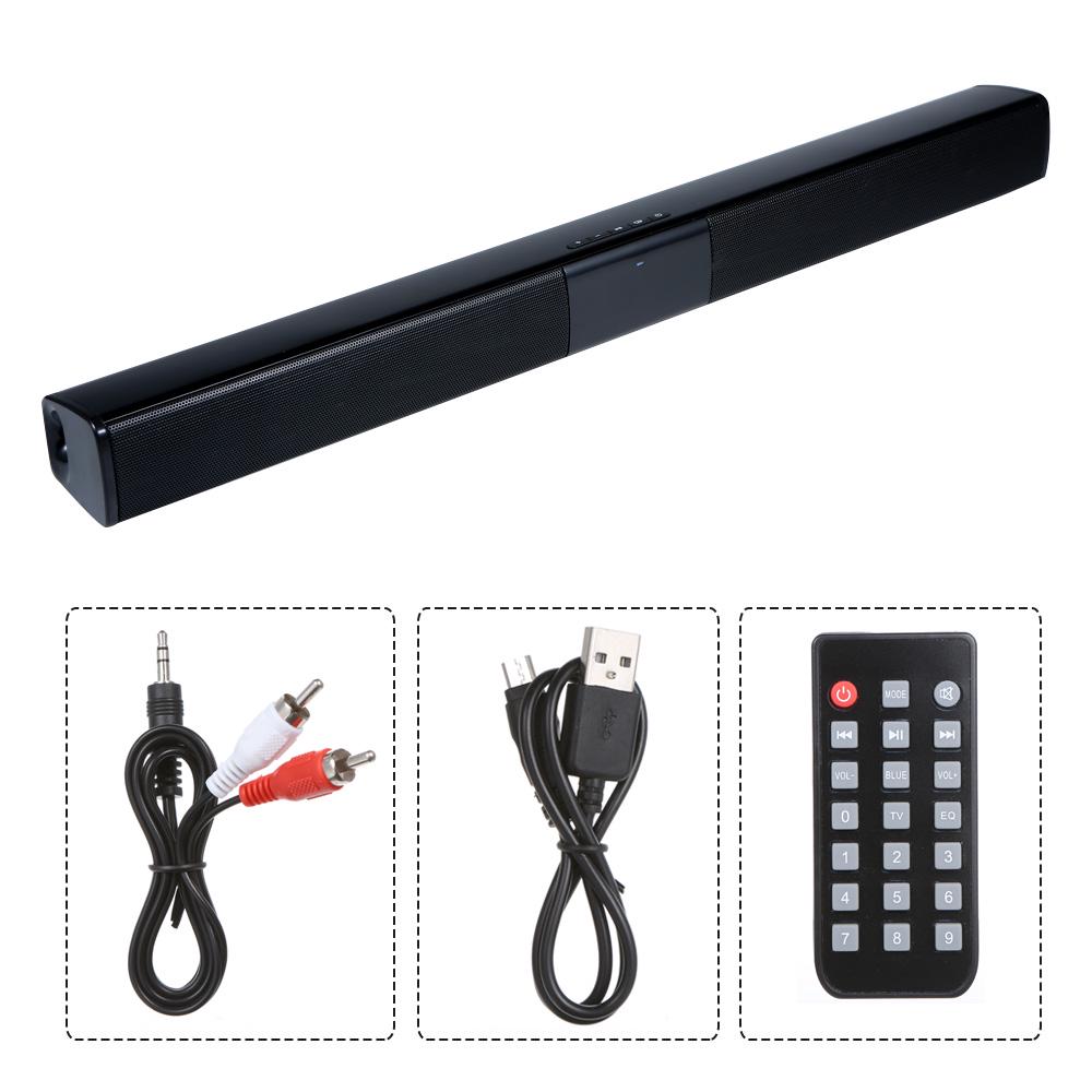 Роскошная беспроводная звуковая панель BT 4.2, динамик для ТВ, домашний кинотеатр, 3D-саундбары, бас-саундбар для телевизора, сабвуфер с