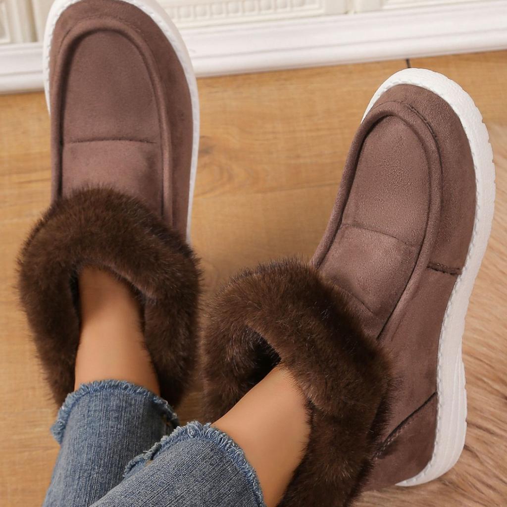 Женские зимние сапоги бархатные высокие женские ботинки 2024 новые зимние бархатные теплые ботинки для ног повседневные хлопковые туфли