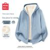 MINISO Женская толстовка с капюшоном на флисовой подкладке