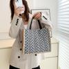 High Value and Large Capacity Class Bag Women's New Versatile Handbag Linen Shoulder Tote Bag Tide