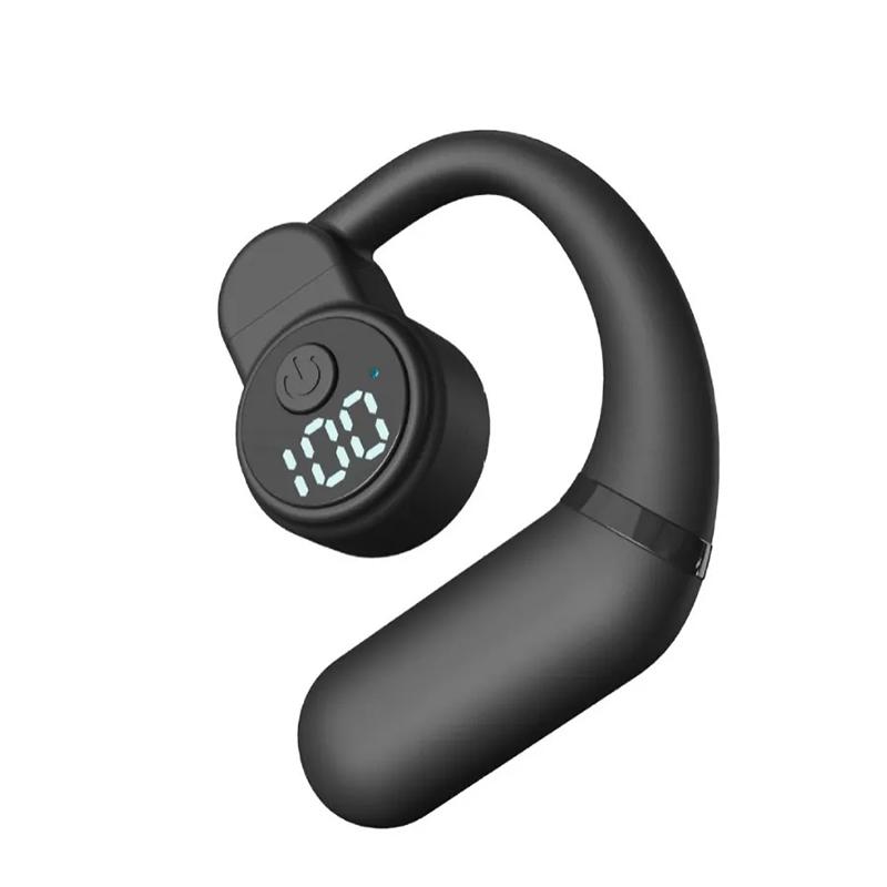 Беспроводные наушники Bluetooth 5.4 с заушным креплением, гарнитура с поворотом на 180°, стереонаушники HiFi с шумоподавлением, спортивные водонепроницаемые вкладыши