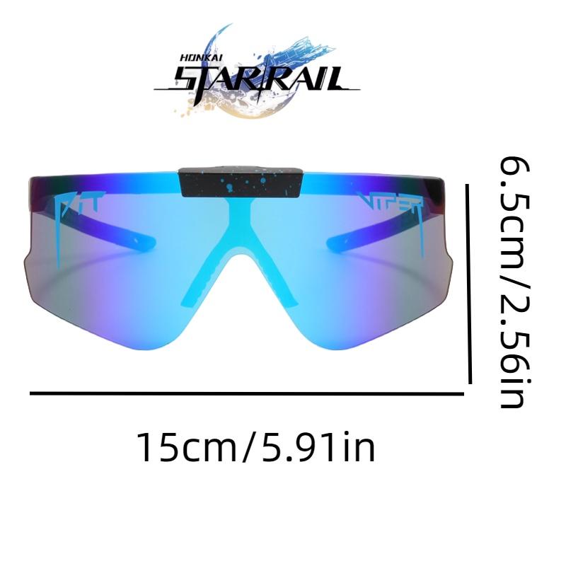 Trendy Game-inspired Eyeglasses For Anime Cosplay Blue Color