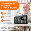 Q7 AM FM Радио 1500 мАч Перезаряжаемое Поддержка TF-карты U-диска Наушников Таймер сна Беспроводной BT-динамик Аварийное радио для пожилых