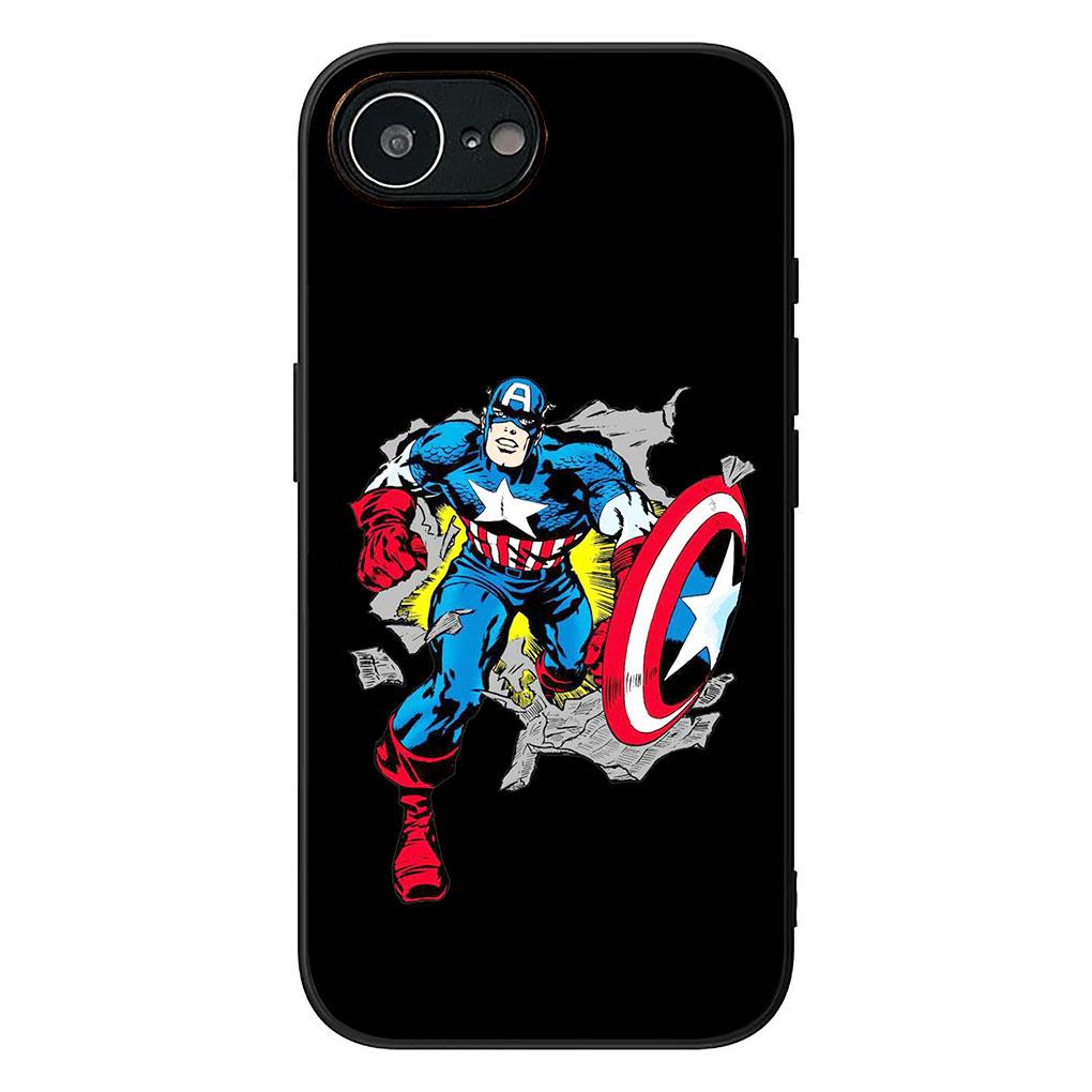 Чехол для телефона Captain America Marvel Shield для Huawei P30 P20 Mate 10 20 Lite Pro Y7 Y8S Y9A Y9 Prime P Smart 2019 Мягкий чехол