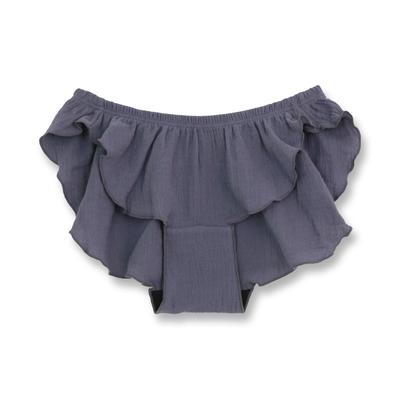 Набедренная повязка из натурального волокна, хлопковая марля, не врезается, удобная и нежная к коже. Выбирайте натуральный мягкий двойной ночной серый L [Flande Lingerie]