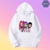 Женские Мужские Худи KPop Охотники на Демонов Подарок для Фанатов Харадзюку Мода Уличная Одежда Мультяшный KPop Охотники на Демонов Унисекс Худи
