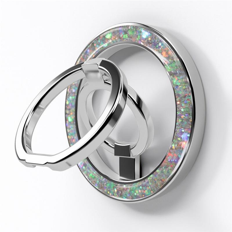360° Rotating Magnetic Glitter Phone Ring Holder