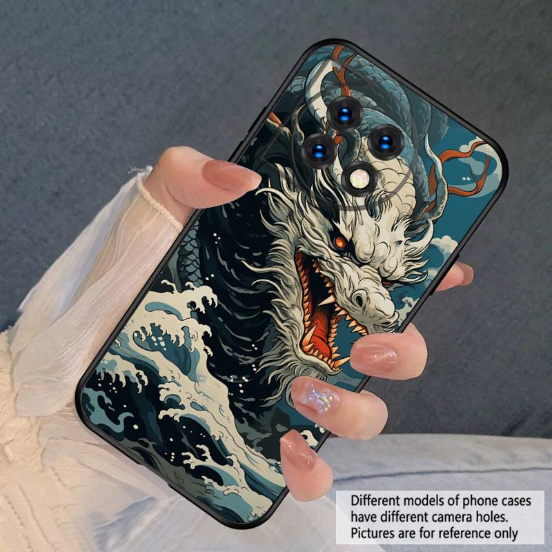 Морской Белый Дракон Для OnePlus 8 9 11 12 13 10 Pro 9RT 8T 12R Ace 3 5 2V Nord CE 2 4 Lite N20 SE N30 N200 силиконовый мягкий чехол для телефона