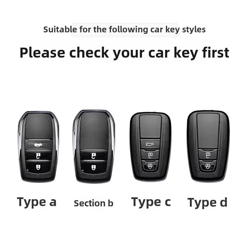Качественный розовый чехол для ключа для Toyota Camry Asian Dragon Harrier RAV4 Corolla Leaping CHR Сумка-держатель для ключа из материкового Китая