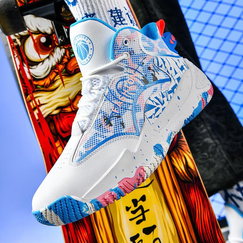 Баскетбольные кроссовки Kobe мужские кроссовки с высоким верхом износостойкие детские летние сетчатые нескользящие дышащие кроссовки для мальчиков подростковые