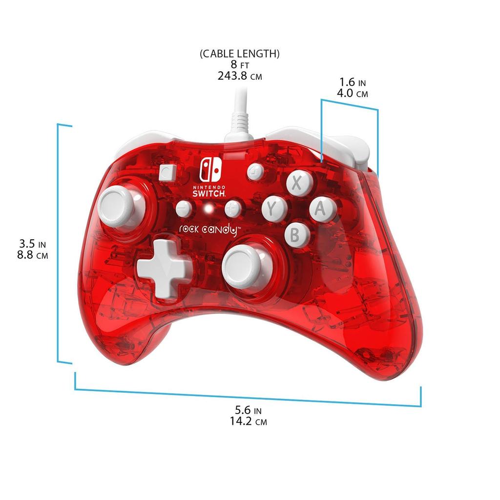 PDP NINTENDO SWITCH Nintendo Switch Проводной контроллер ROCK CANDY Stormin Cherry [Предмет]