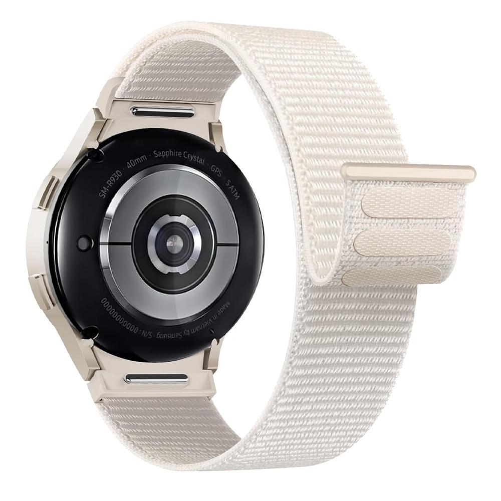 Без зазоров Ремешок Для Samsung Galaxy Watch 7 6 FE 4 Classic 5 pro 44мм 40мм 47мм 45мм Нейлоновый Loop браслет correa Galaxy Watch 7 Ремешок