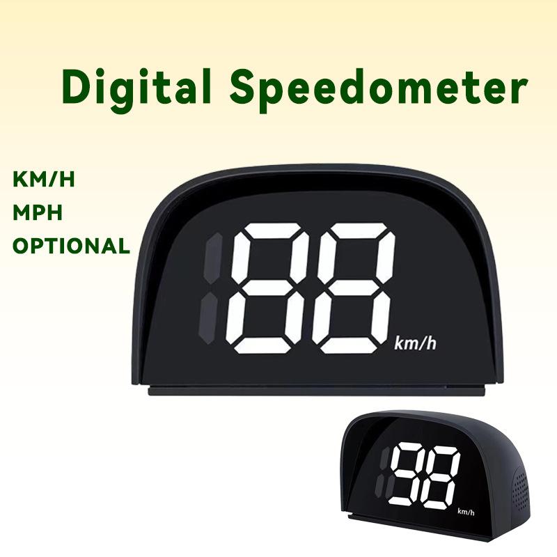 Проекционный HD-дисплей для автомобиля, GPS-спидометр, цифровая проекция на лобовое стекло (км/ч) для всех автомобилей, аксессуары для автоэлектроники.
