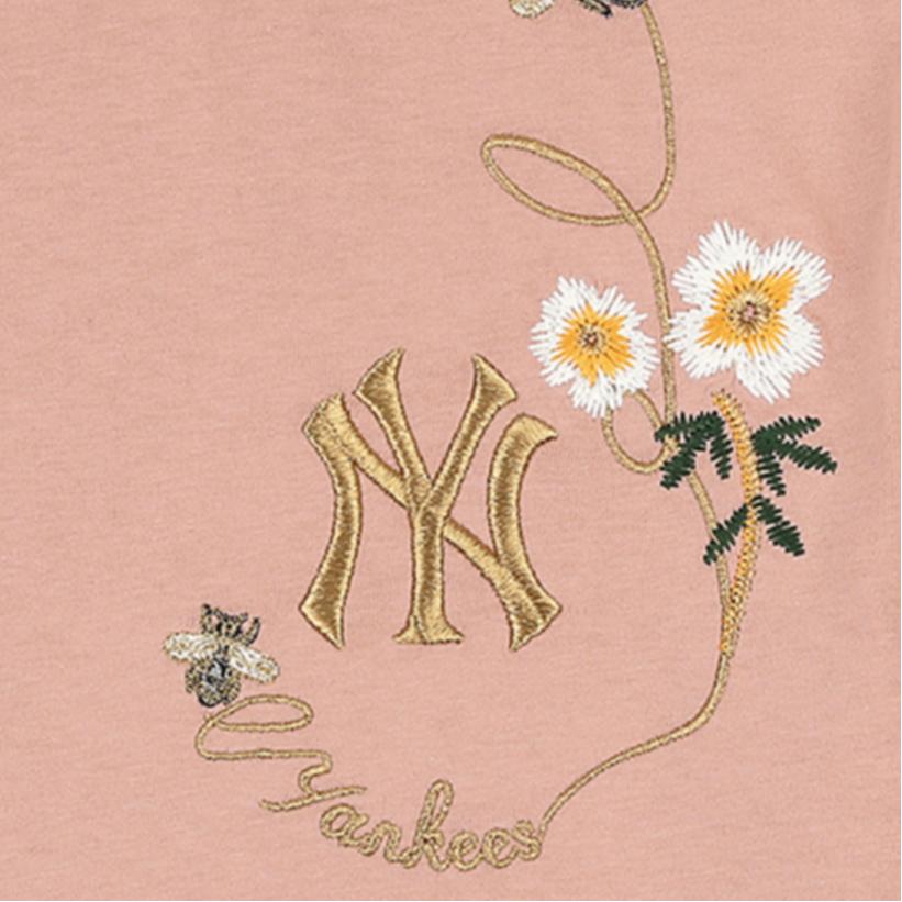New MLB New York Yankees T Shirt Unisex Pink 31TSFN-831-1-50P