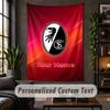 Personalized Wall Tapestry,SC Freiburg FC Custom Text, Soft Fabric Wall Art For Indoor Decoration