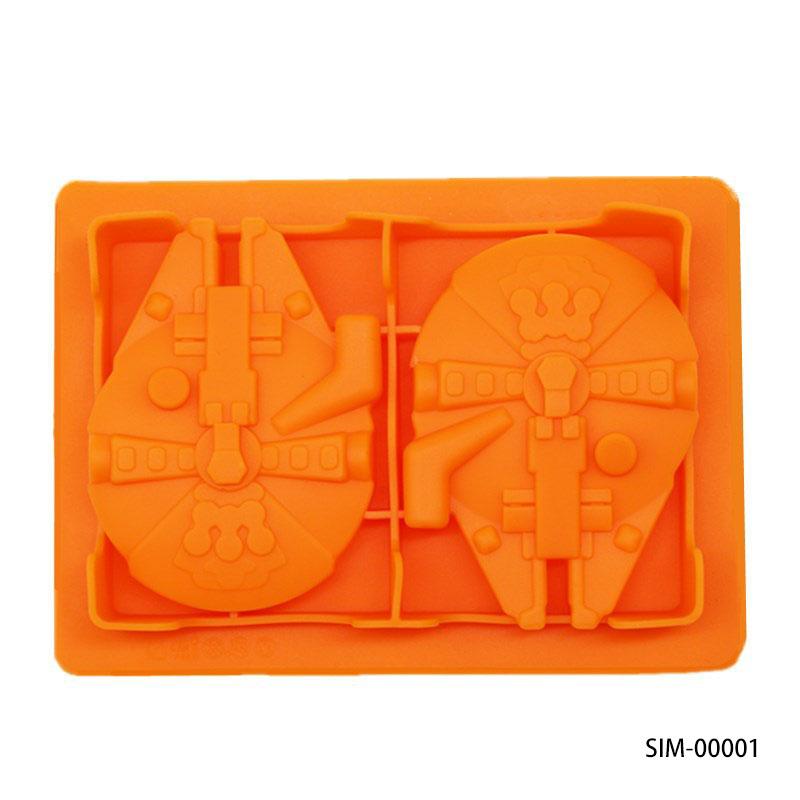 Формы для украшения тортов Силиконовые формы для выпечки Шоколад Конфеты Желейный десерт Кубик льда для Звездных форм Войны