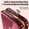 Plating Paint TPU MagSafe Case for iPhone 18 Pro, Dust Plug & Lens Film Wear-resistant Lightweight Wireless Charging Protective Cover