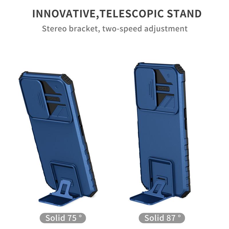 For OPPO A15 A15S A16 A16S A16K A16E Case Rugged Armor Stand Holder Back Cover For OPPO A52 A72 A53 A53S A54 A55 A36 A76 A95 A96