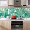 10 шт. зеленый камень, мрамор, гранит, текстура, плитка, наклейка, кухонный фартук, маслостойкая наклейка для ванной комнаты, домашний декор, самоклеящаяся