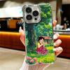Милый мультяшный чехол Heidi с покрытием для iPhone 16 17 Pro Max Air 16E 14 15 Plus 12 13 Mini, противоударный чехол с подушкой безопасности