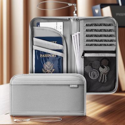 Сумка для паспорта с RFID-защитой, многофункциональная, противокражная, с кисточкой, ручная, для документов, для путешествий и бизнеса, держатель для билетов, кошелек, сумка для хранения билетов для путешествий