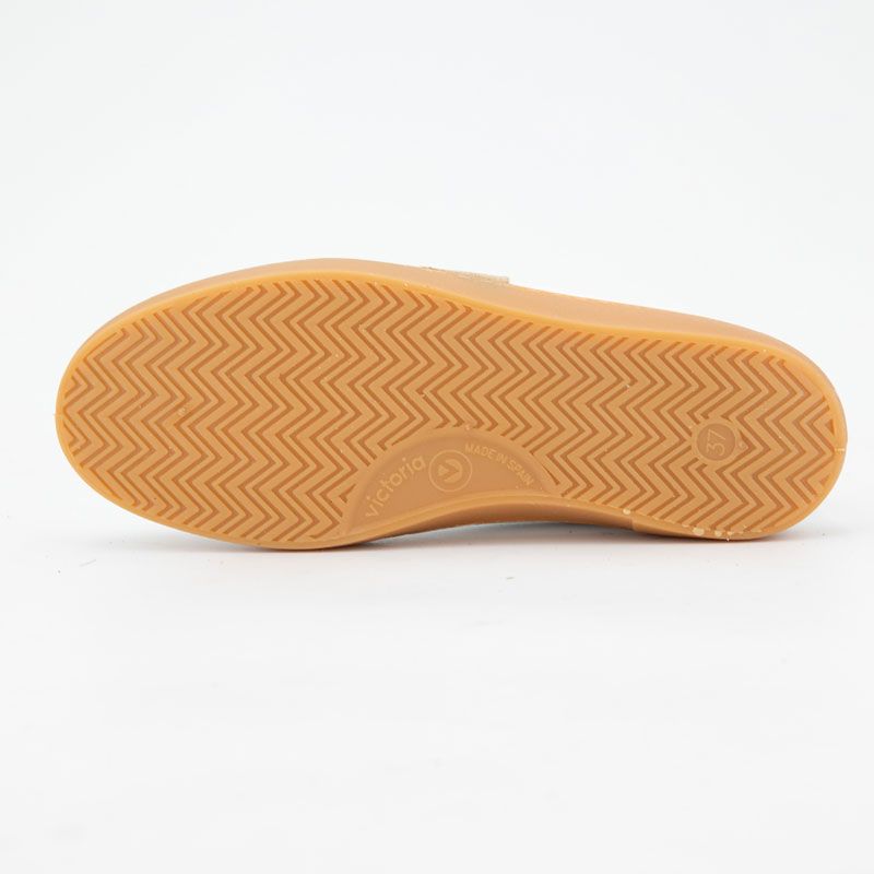 Бежевые кожаные кроссовки на резиновой подошве женские VICTORIA