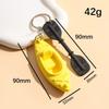 PLA Kayak Keychain 3D Shape Key Ring Decorative Trinket Canoe Pendant  Gift
