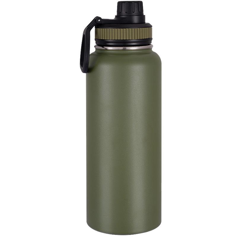 40oz Space Jug Double Vacuum Wide Mouth Travel Camping Water Bottle Gym Water Bottle Thermal Flask for Sports
