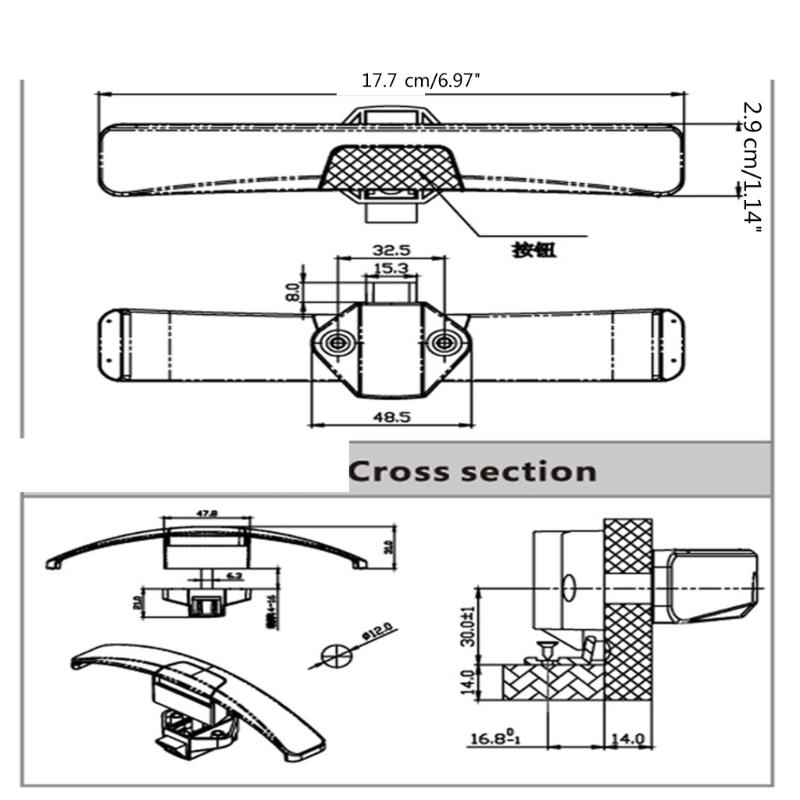 Замок для автофургона, ручка для замка шкафа для лодки, морской ящик, замок без ключа, кнопочный замок, фурнитура для дверного замка для мебели