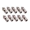 10Pcs 2.1mm RC Plane Pushrod Connector Linkage Metal Quick Adjust Stopper for KT Fixed Wing Aircraft