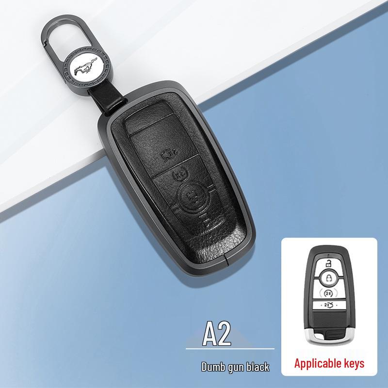 Metal Protective Key Shell for 2015-2017 Ford Mustang - Unisex Design