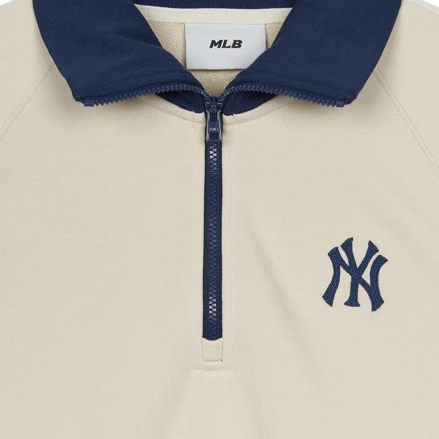 MLB Свитшот New York Yankees Унисекс Кремовый 3FMTV1244-50CRD