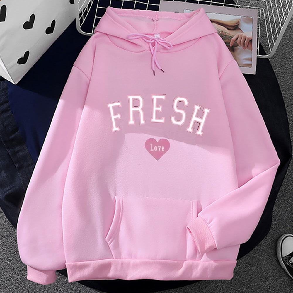 Sturnioloo Triplets Fresh Love Printing Hoodie Autumn Casual Tracksuit Men/Women Sweatshirt Long Sleeve Pullover Clothing