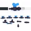 16/20mm Micro Irrigation Drip Tape Connectors Locked Hose Fittings Tee Repair Elbow End Plug Joints Greenhouse Coupler 1Pcs