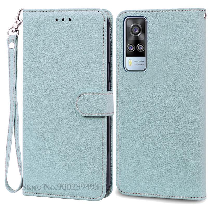 Для Vivo Y31 2021 Чехол V2036 Чехол-книжка с кошельком Для Vivo Y51 Y51A V2030 Y 51 31 Чехол VivoY31 Для Vivo Y33 Y53S 4G Мягкая обложка Funda