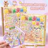 3D Миниатюрная Сцена 3D Наклейки Сделай Сам Наклейка для Блокнота Мультяшная Наклейка Пейзаж Книга с Наклейками Детский Подарок