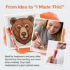 Transparent Body Automatic Fuse Bead Pen Ergonomic Grip Fuse Beads Pen  Perler Beads
