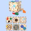 Activity Cube Early Educational Toy Fine Motor Skills Birthday Gift Learning Play Center for 1