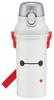 Skater Water Direct Dishwasher Made In Disney Baymax Boys and Children's Bottle, 480ml, Drinking, Plastic, One-Touch Operation, Safe, Japan, 25,