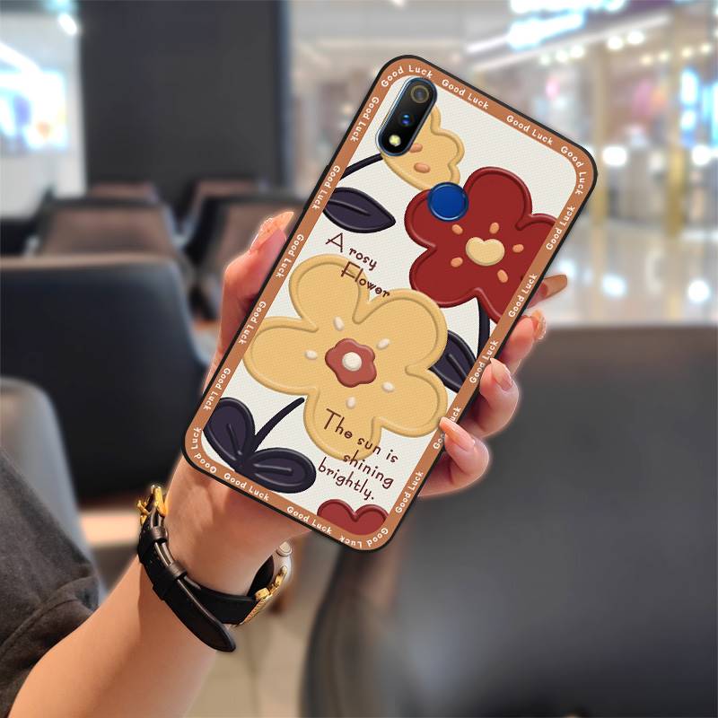 Back Cover Anti-dust Phone Case For OPPO Realme 3 Pro/X Lite Cartoon Silicone Fashion Design Anti-knock Soft case Cute