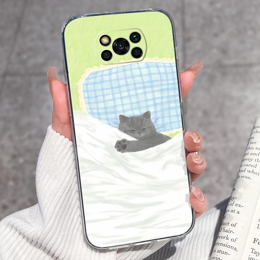 Прозрачный чехол для телефона Xiaomi Poco X3 X4 NFC X5 X6 X7 Pro F3 F4 GT F5 Мягкий ТПУ чехол Ретро узоры карманных часов Ударопрочный чехол для Xiaomi Накладка Capa