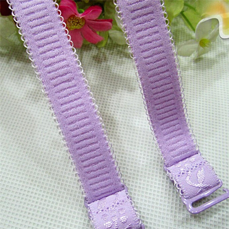 Nonslip Elastic Adjustable Band Bra Strap Holder Strap Racer Back Clip For Women