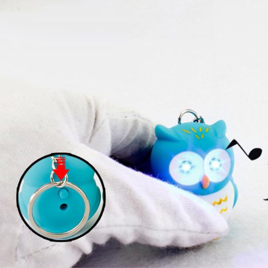 Брелок со светодиодной подсветкой и звуком, рождественский детский креативный подарок