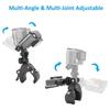 For Insta360 Ace Pro Bicycle Motorcycle Handlebar Mount Bracket for GoPro 12 11 DJI Action 4 3 Holder Action Camera Accessories