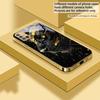 Спокойная черная пантера Для Samsung A 01 52S A04 A05S A10 A12 A13 22 23 24 36 42 M02 Note 10 20Ultra 8 9 Золотой стеклянный чехол для телефона