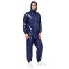 Mens Waterproof Tracksuit Hooded Windbreaker Front Zipper Pocket Jogging Pants Elastic Waist Rainwear Suit