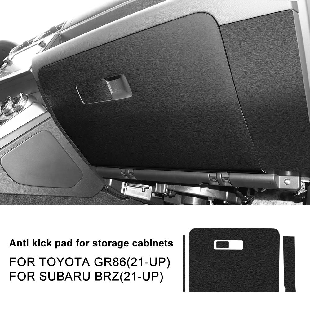 For Subaru BRZ Toyota GR86 2021 2022 2023 2024 2025 Anti-kick Pad LHD RHD Car Copilot Storage Box Protection Sticker Accessories
